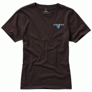 T-shirt manches courtes pour femme Nanaimo - col côtelé et 100% coton peigné Ringspun - 160 g/m² T-shirt manches courtes pour femme Nanaimo - col côtelé et 100% coton peigné Ringspun - 160 g/m²