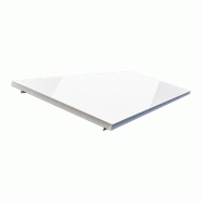 Tablette base pour gondole RUN - L150xP62xH5,8cm - blanc