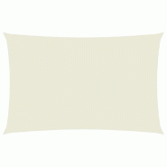 VidaXL Voile de parasol tissu oxford rectangulaire 2x5 m crème Modèle Ombre Lambda - beige 135204