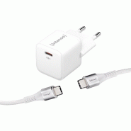 Adaptateur secteur Intenso 30W, USB-C avec câble USB-C - 7803042