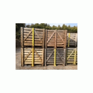 Caisse-palette en bois gerbable - 1250 x 915 x 1075mm