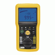 CHAUVIN ARNOUX - CA 6526 Contrôleur d'isolement 50V/100V/250V/500V/1000V 200 Gohm - Mesure de capacité - Enregistrement et communication Bluetooth - Boîtier IP54