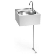 FRICOSMOS-Évier mural avec pédale eau chaude et froide 450x450x200 mm. - inox 8434029618175 FRICOSMOS-Évier mural avec pédale eau chaude et froide 450x450x200 mm. - inox 8434029618175