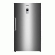 FrigeluX Réfrigérateur armoire, 475 L net, No-Frost, classe énergétique D, corps gris et porte look inox RANF445XD - gris 3541362504272