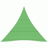Helloshop26 - Voile toile d'ombrage parasol 160 g/m² 4 x 4 x 4 m PEHD vert clair 02_0009389 - vert 3000507182725
