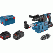 Perforateur sds-plus 18v gbh 18v-26f professional + 2 batteries procore18v 5,5ah + 1 chargeur rapide + coffret l-boxx - BOSCH - 061191000g - 832786 Perforateur sds-plus 18v gbh 18v-26f professional + 2 batteries procore18v 5,5ah + 1 chargeur rapide + coffret l-boxx - BOSCH - 061191000g - 832786