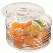 Verrine boite de conserve PS transparent 100ml - par 120
