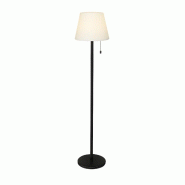 WellHome - Lampe d'extérieur rechargeable avec LED RGB et blanc chaud Ø16,5 x 106 cm - noir plastique polypropylène WH16156