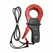 CHAUVIN ARNOUX - C107 pince ampèremétrique 1000A AC - Enserrage 52mm - Signal de sortie : tension alternative - Rapport sortie/entrée : 1mV/A AC - Sortie par cordon et fiches mâles 4mm isolées