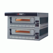 Four à sole à gaz 2 chambres 18 pizzas de (Ø)300 mm ou 8 pizzas de (Ø)500 mm, 58 000 W, GAZ + 220 V - MONO Four à sole à gaz 2 chambres 18 pizzas de (Ø)300 mm ou 8 pizzas de (Ø)500 mm, 58 000 W, GAZ + 220 V - MONO