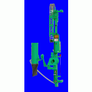 Mât de forage Micro CPA 360 - Montabert - pour pelles légères avec couronne de rotation à 360° et perforateur HC20/HC25