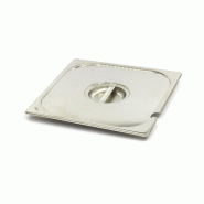 Maxima Couvercle gastronorm - 2/3 GN - acier inoxydable - avec ouverture pour cuillère – 35.3 × 32.5 × 3 cm - AKS-09367780