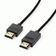 ROLINE Câble HDMI Ultra HD avec Ethernet, 4K, actif, M/M, noir, 5 m_0