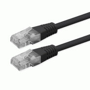 ROLINE Cordon Cat.6 (Classe E), UTP, PoE, noir, 5 m ROLINE Cordon Cat.6 (Classe E), UTP, PoE, noir, 5 m
