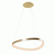 ROSSINI ILLUMINAZIONE Suspension Led Lotus 60W 3000K Or Satiné - Lampe Asymétrique Moderne Ip20 Cri80 Dimmable - Groupe Rossini - LOU003OS