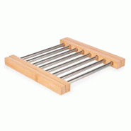 San Ignacio KINVARA - Dessous de plat extensible 21x36cm en acier et bambou - marron SANR272