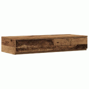 VidaXL Tiroirs de lit avec tiroir Bois ancien 90 x 36,5 x 16,5 cm Modèle Bois Naturel - 866937