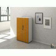 Armoire moyenne à portes battantes Luxury - Ofitres - Ocre_0