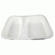 Barquette scellable SI16 2 compartiments 450/650 ml - SI16