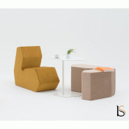 Chauffeuse d'accueil Shape - MDD - River beige