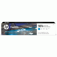 HP 981X cartouche PageWide Cyan grande capacité authentique_0