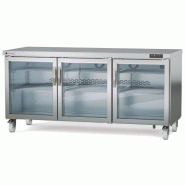 Meuble froid positif haut rendement sur roulettes 4 portes vitrées - PSDV-72
