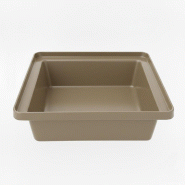 PLAST'UP ROTOMOULAGE Bac de rangement empilable 30l - TAUPE - marron plastique 0637962083545