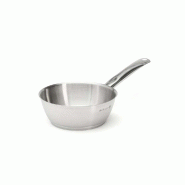 Sauteuse bombée acier inoxydable tous feux et induction Ø 20 cm De Buyer