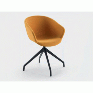 Lot de 2 sièges de réunion tapissés design pas cher Lot de 2 sièges de réunion tapissés design pas cher