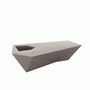 Banc design in & out FAZ - gris