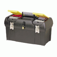 Boîte à outils Série Pro 60 cm plastique noir et jaune 61 x 27 x 28,4 cm Stanley - 790790