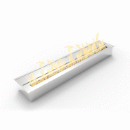 Brûleur au bioéthanol encastrable 7 L en acier inoxydable DIVINA FIRE L91,5 x P18,7 x H9,5 cm - multicolore 87067 Brûleur au bioéthanol encastrable 7 L en acier inoxydable DIVINA FIRE L91,5 x P18,7 x H9,5 cm - multicolore 87067