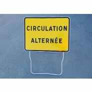 Circulation alternée KC1-CA - Classe 1 visible à 80m - Acier Galvanisé