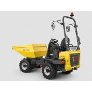 Dw20 mini-dumper sur pneu - wacker neuson - 2000 kg