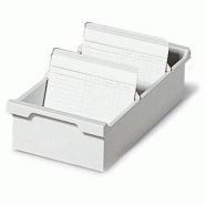 Exacompta Bac pour 1200 fiches A4 paysage, coloris gris lumière - 9002493065895 Exacompta Bac pour 1200 fiches A4 paysage, coloris gris lumière - 9002493065895