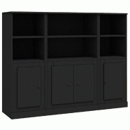 Helloshop26 - Buffet bahut commode armoire meuble de rangement organisateur cuisine salle de séjour salons 3 pcs bois d'ingénierie 02_0037160 - 3000 Helloshop26 - Buffet bahut commode armoire meuble de rangement organisateur cuisine salle de séjour salons 3 pcs bois d'ingénierie 02_0037160 - 3000