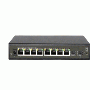 LevelOne Hilbert 10-Port Gigabit Smart Lite Switch, 8 x Gigabit RJ45, 2 x Gigabit SFP, Managed, L2, Gigabit Ethernet (10/100/1000), Full-Duplex - GES-