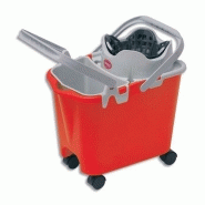 Mery seau à roulettes bibac 15 l + 3 l avec essoreur Mery seau à roulettes bibac 15 l + 3 l avec essoreur