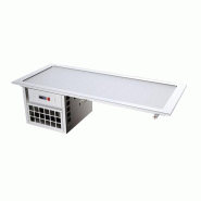 Plaque froide avec groupe intégré - Froid statique - 6 GN 1/1 - L 2080 | Distform Plaque froide avec groupe intégré - Froid statique - 6 GN 1/1 - L 2080 | Distform