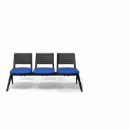 Poutre d'accueil mixte Smash - Sokoa - 3 places, Gris clair_0