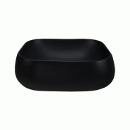 STELLAMEUBLES Vasque à poser NIKA – Noir Mat 45×40cm - 5907611655429