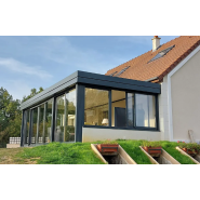 Toiture ouvrante motorisée, mono-pente ou bi-pente sur-mesure - GRI Fabricant