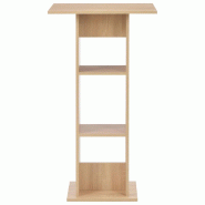 VidaXL Table de bar Chêne 60x60x110 cm Modèle Helios Minimal - 280207