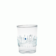 Zafferano Set di 4 Tumblers 4 Saisons in Verre Borosilicaté, Fait à la Main, Résistant aux Chocs Thermiques, Design Coloré pour Table et Maison -
