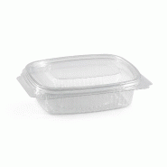 Barquette fraîcheur NOVABOX en RPET transparent 1000 ml avec couvercle à charnière - Grande salade & plat froid - Pack été 2 cartons - Lot de 800 Barquette fraîcheur NOVABOX en RPET transparent 1000 ml avec couvercle à charnière - Grande salade & plat froid - Pack été 2 cartons - Lot de 800