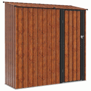 Cabanons de jardin Marron 203,5 x 73 x 200 cm Métал Modèle Vega Logic Plus - 8721288750686