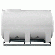 Cuve à vidange totale 5000L - BASIC - DURACUVE - Polyéthylène haute qualité - Système anti-ballant