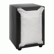 Distributeur de serviettes inox noir | Olympia - CN753