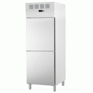 EURAST - Armoire frigorifique 2 portes 530x650 gn 2/1 ou 400x600 - 700x820x2010 mm - 240 W 230/1V - 74399509 - gris inox 74399509 EURAST - Armoire frigorifique 2 portes 530x650 gn 2/1 ou 400x600 - 700x820x2010 mm - 240 W 230/1V - 74399509 - gris inox 74399509