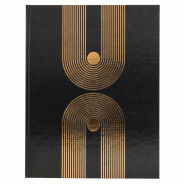 Exacompta Livre d'Or Graphik 22x27 cm, 100 pages, coloris noir - 3130630478485